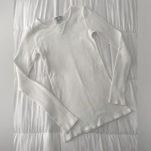 COPY - Hard Tail white crewneck thermal